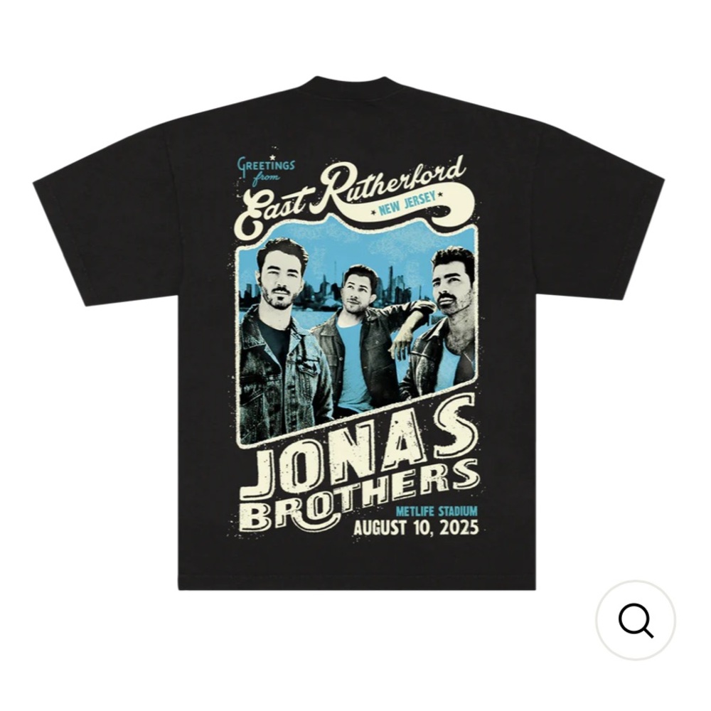 *UNWORN* Jonas Brothers Greetings From Your Hometown New Jersey Tee